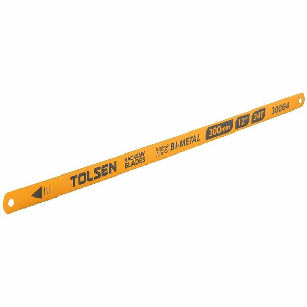 Tolsen Bi-metal Hacksaw Blade Industrial Size: 12 x 1/2 24 TPI M2+D6A Blade 30064